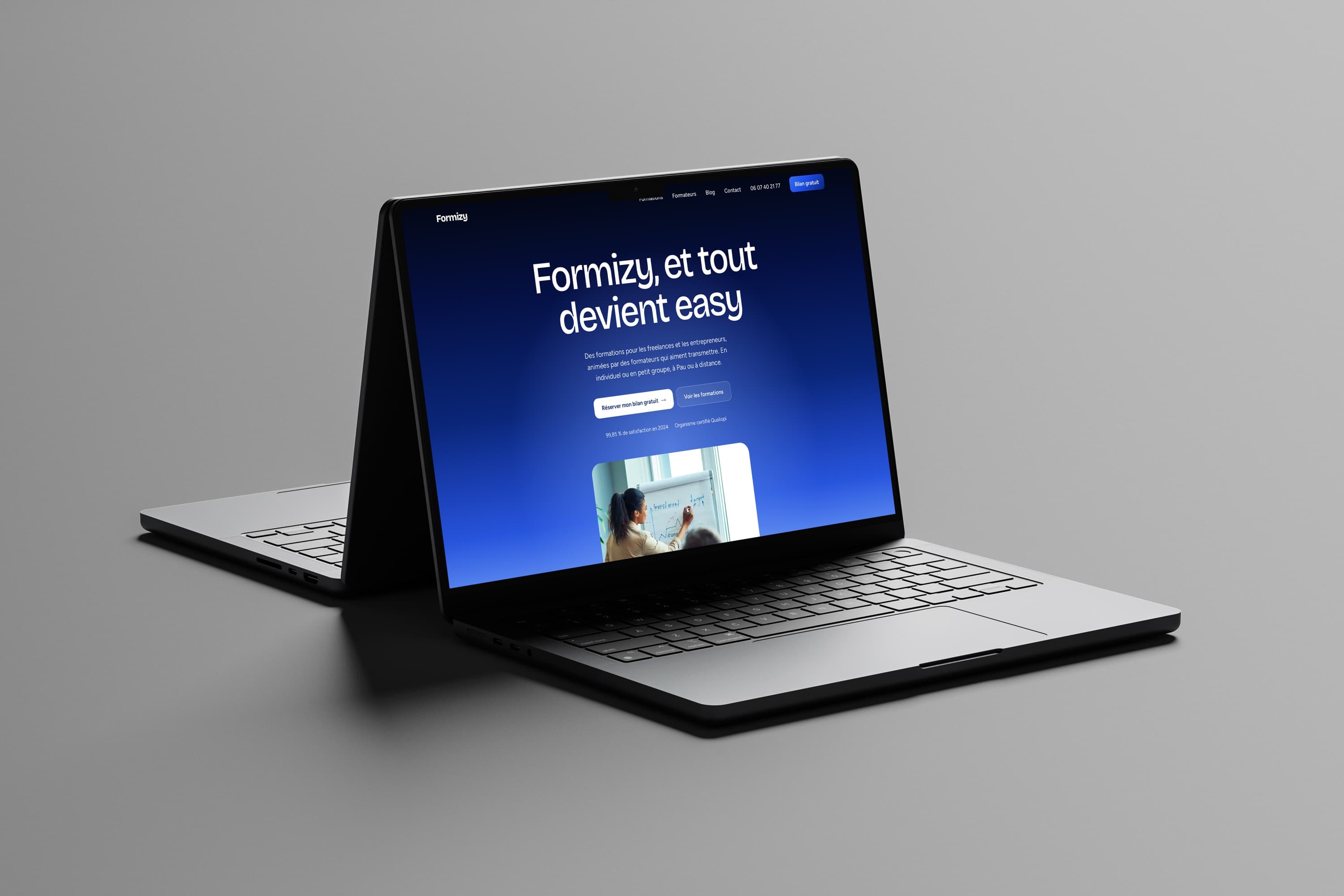Formizy, site web réalisé par SIEKLE