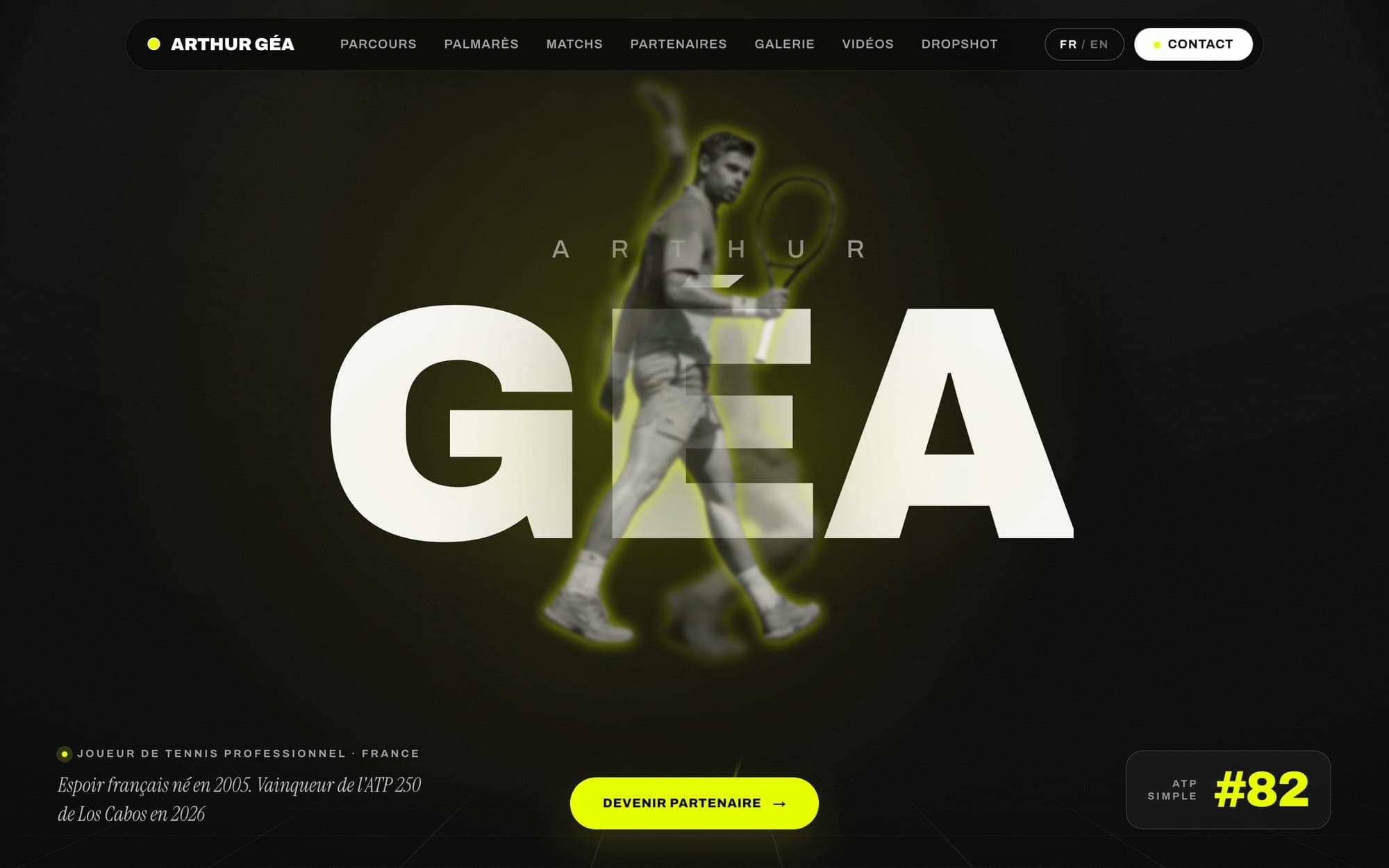 Site Arthur Géa en pleine page